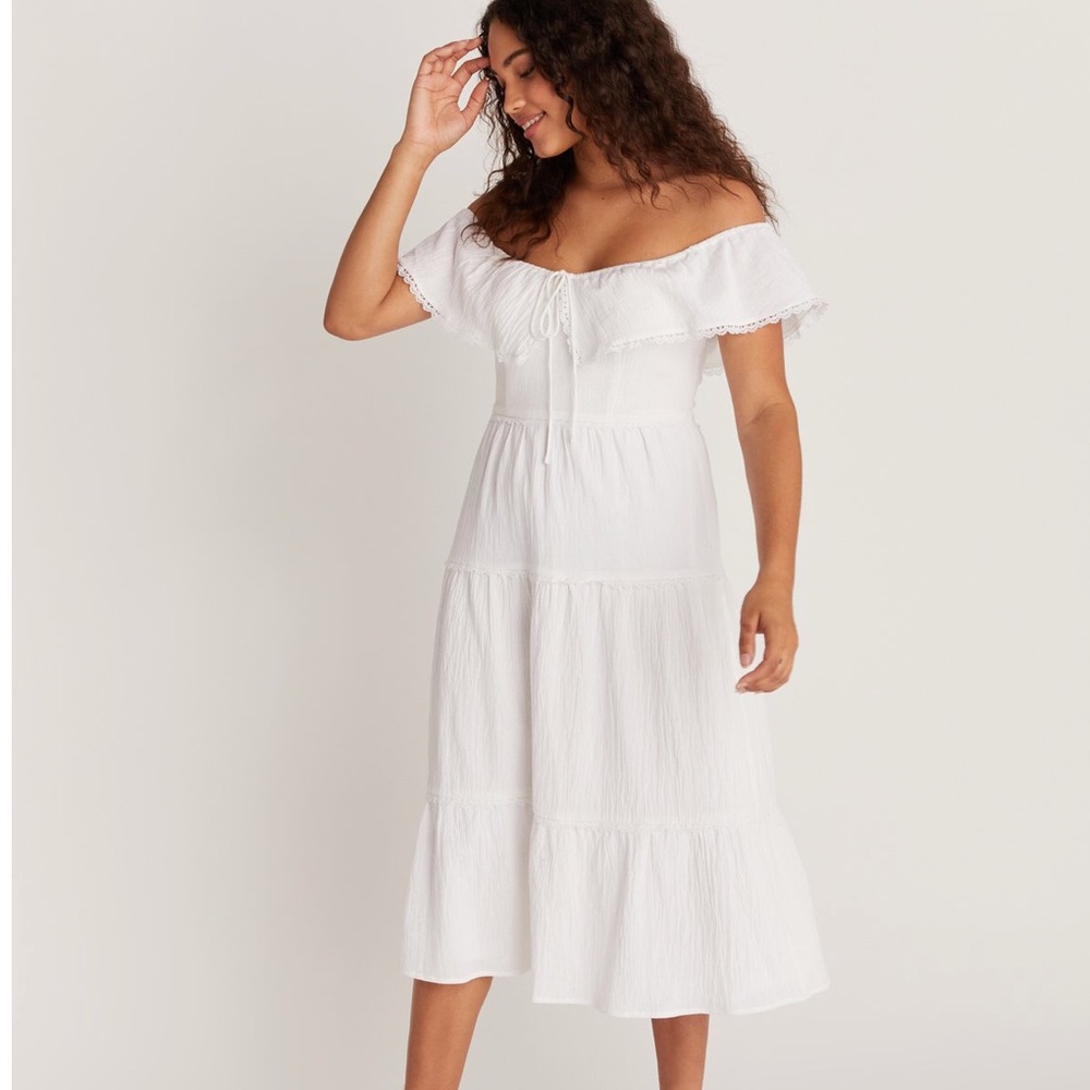 Backyard Roses Meadow MIDI Dress